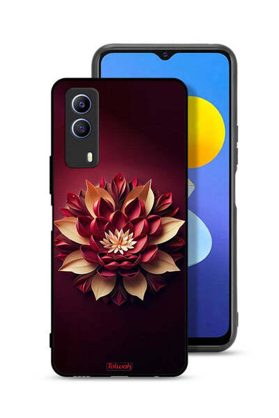 Tolwak Vivo T1x Protective Case Cover Flower Abstract Design