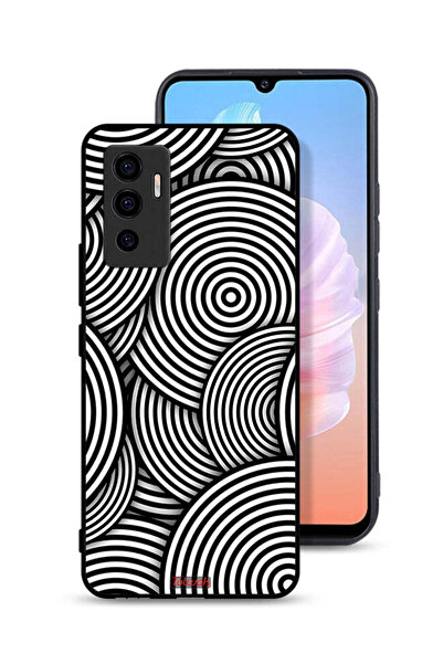 Tolwak غطاء حماية لهاتف Vivo V23e بنمط دوائر وهمية