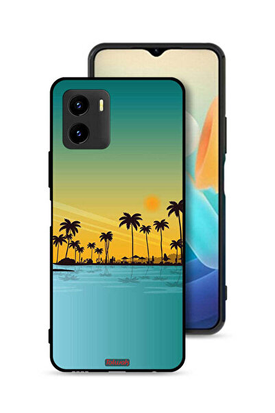 Tolwak Vivo Y15s Protective Case Cover Scenery Abstract Art