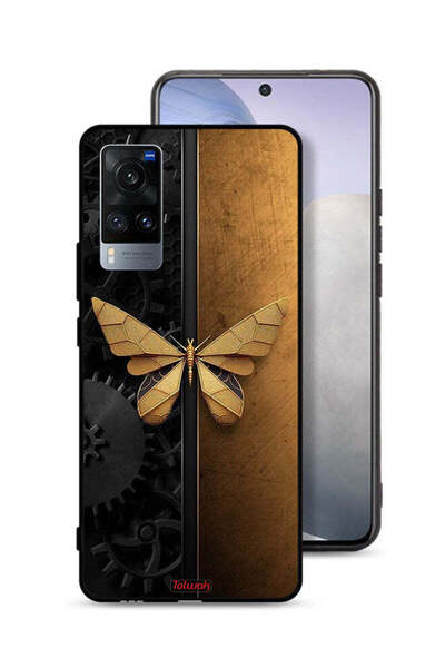 Tolwak Vivo X60t Protective Case Cover Steel Butterfly