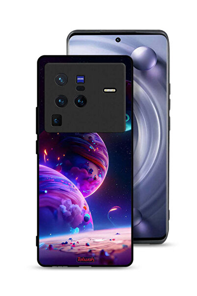 Tolwak غطاء حماية لهاتف Vivo X80 Pro بنمط كوكبي
