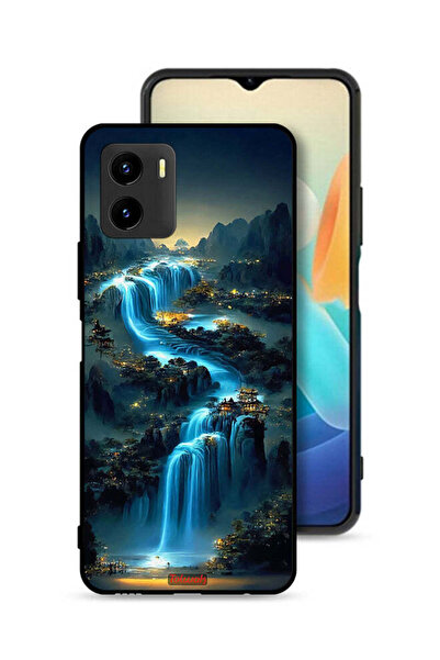 Tolwak غطاء حماية لهاتف Vivo Y15s بتصميم شلال