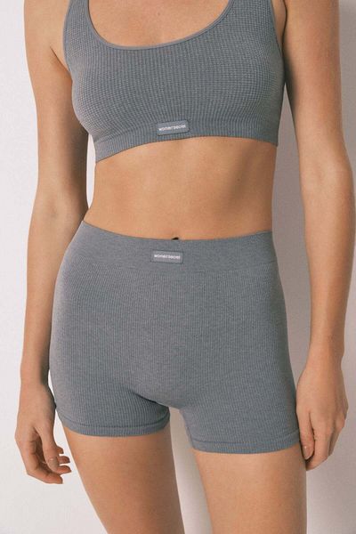 Women'secret Light grey ribbed trouser