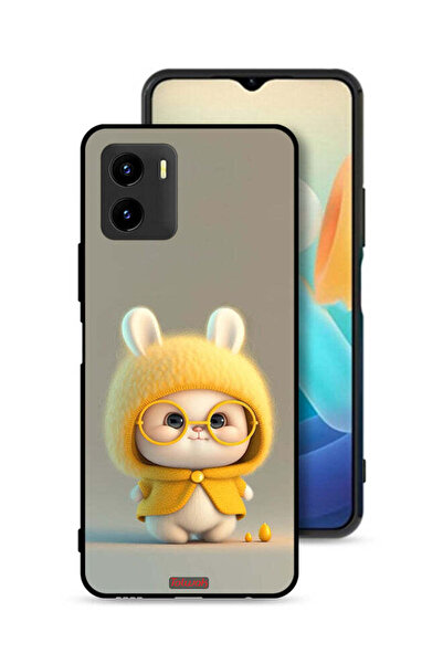 Tolwak غطاء حماية لهاتف Vivo Y15s Baby Rabbit