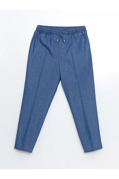 LC Waikiki Pantaloni de damă, cu talie elastică, crocodil