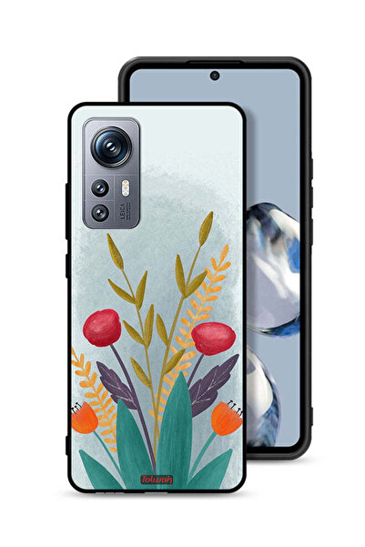 Tolwak غطاء حماية لهاتف Xiaomi 12S برسومات نباتية