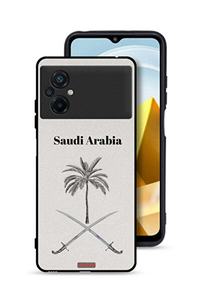 Tolwak غطاء حماية لهاتف شاومي بوكو M5 4G - لوحة فنية لعلامة المملكة العربية ا...