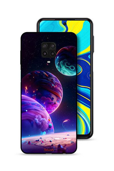 Tolwak غطاء حماية لهاتف شاومي ريدمي نوت 9 برو بنمط كوكبي