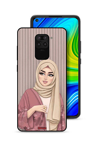Tolwak غطاء حماية لهاتف شاومي ريدمي نوت 9 برسومات فتاة محجبة