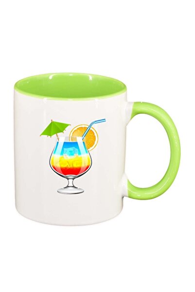 INOVATIX Cana alba personalizata, Cocktail, interior verde deschis, D413, INO...