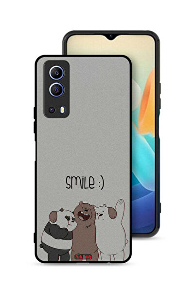 Tolwak Vivo Y72 5G Protective Case Cover Friends Smile