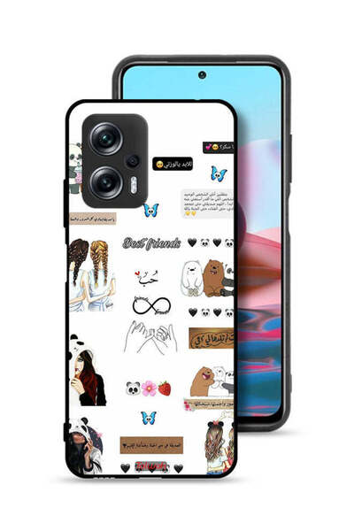 Tolwak غطاء حماية لهاتف شاومي ريدمي نوت 11تي برو 5جي بعبارات وملصقات باللغة ا...