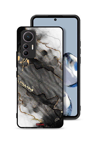 Tolwak غطاء حماية لهاتف شاومي 12 لايت - رخامي لامع