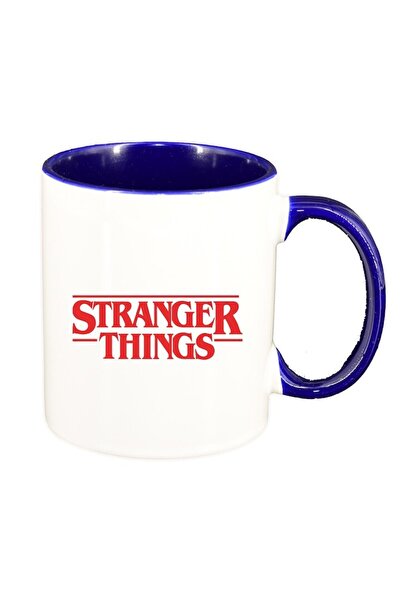 INOVATIX Cana alba personalizata, Stranger Things, interior albastru inchis, D1295, INOVATIX®. 330ml