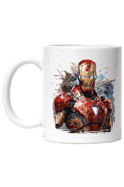 INOVATIX Cana alba personalizata, Iron Man, Costum, Tehnologie, Tony Stark, M...