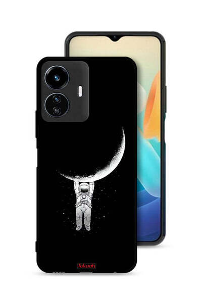 Tolwak غطاء حماية لهاتف Vivo Y77e 5G معلق على سطح القمر