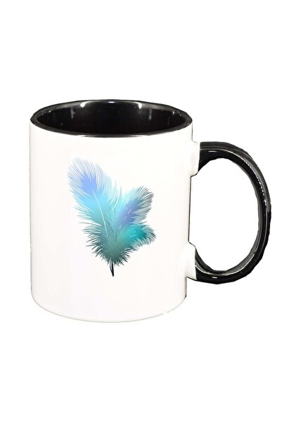 INOVATIX Cana alba personalizata, Feather, interior negru, D230, INOVATIX®. 3...