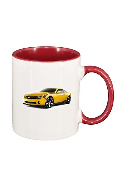 INOVATIX Personalized white mug, Car, red interior, D961, INOVATIX®. 330ml