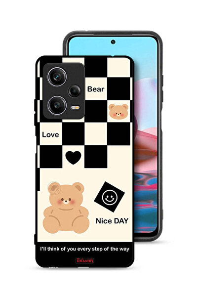 Tolwak غطاء حماية لهاتف شاومي ريدمي نوت 12 برو، سأفكر فيك في كل خطوة على الطريق