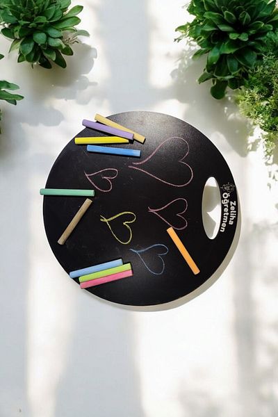 Fikart 30 cm Blackboard Suitable for Writing with Chalk