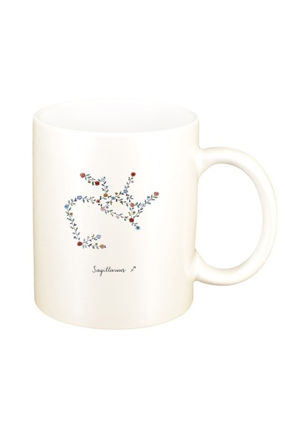 INOVATIX Cana alba personalizata, Ζώδιο, Τοξότης, D1380, INOVATIX®. 330ml