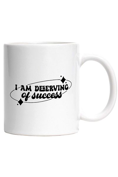INOVATIX Personalized white mug, for those who want to be successful - ambition, INOVATIX®. 330ml