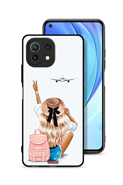 Tolwak غطاء حماية لهاتف شاومي مي 11 لايت - فتاة تحب السفر