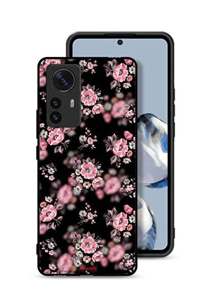 Tolwak Xiaomi 12X Protective Case Cover Portrait Flowers Pattern