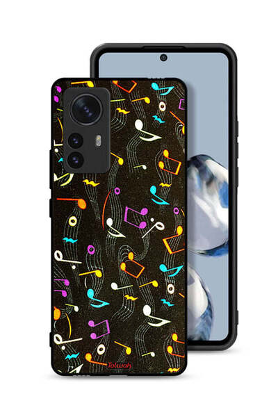 Tolwak غطاء حماية لهاتف Xiaomi 12 Pro بنمط قماش موسيقي