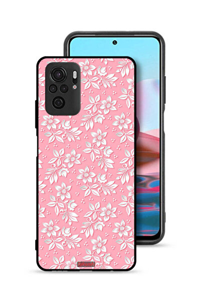 Tolwak غطاء حماية لهاتف شاومي ريدمي نوت 10 4G بنمط خلفية زهور