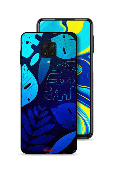 Tolwak غطاء حماية لهاتف شاومي ريدمي نوت 9 برو بنقشة أوراق الشجر