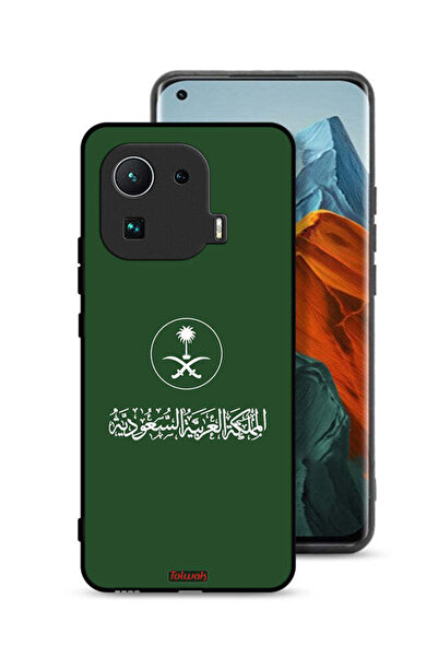 Tolwak غطاء حماية لهاتف شاومي مي 11 برو، تصميم فن ناقل لعلامة المملكة العربية...