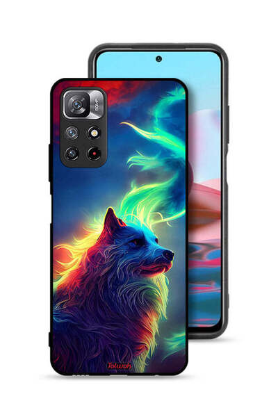 Tolwak غطاء حماية لهاتف شاومي ريدمي نوت 11 4G - ذئب
