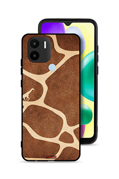 Tolwak غطاء حماية لهاتف Xiaomi Redmi A1 Plus - جلد زرافة