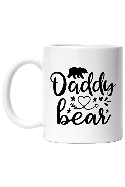 INOVATIX Cana alba personalizata, un urs si ul in engleza Daddy bear - tatal ...