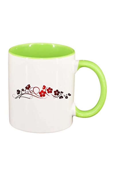 INOVATIX Cana alba personalizata, Flower, interior verde deschis, D21, INOVAT...