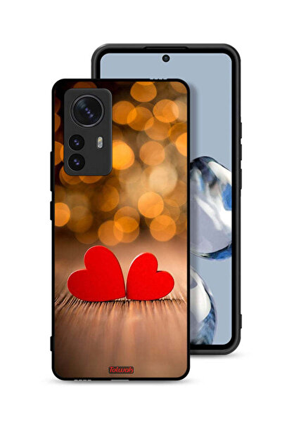 Tolwak Xiaomi 12 Protective Case Cover Two Beautiful Hearts