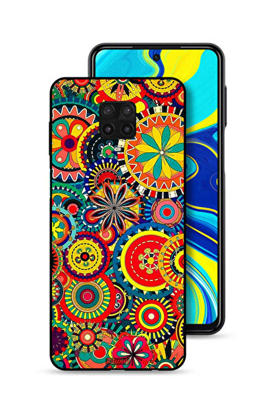 Tolwak غطاء حماية لهاتف شاومي ريدمي نوت 9S بنمط ماندالا ملون