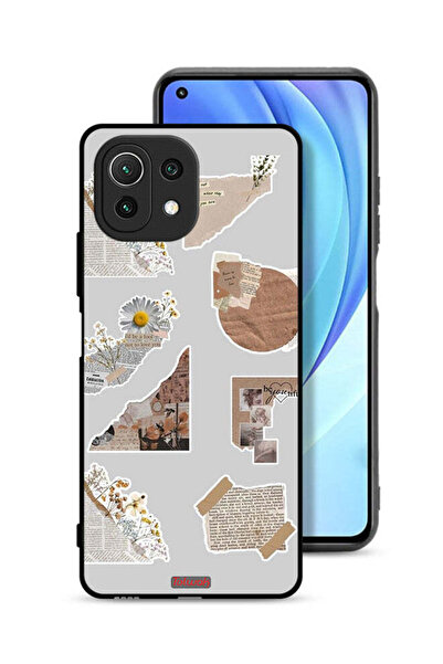 Tolwak غطاء حماية لهاتف شاومي مي 11 لايت بقطع من الملصقات الورقية