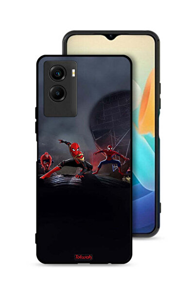 Tolwak Vivo Y55s 5G (2021) Protective Case Cover Three Spiders