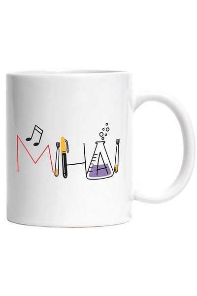 INOVATIX Personalized white mug, Name Mihai, and Funny Message, Curious, Sociable, Galagio, INOVATIX®. 330ml
