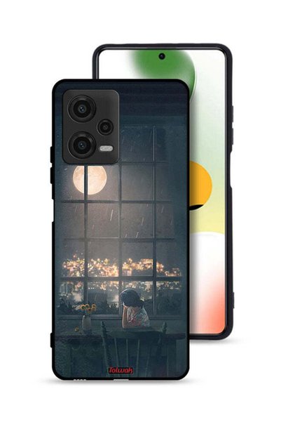 Tolwak غطاء حماية Xiaomi Poco X5 مع صورة القمر