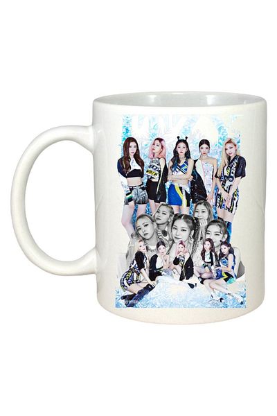 INOVATIX Personalized White Mug, Itzy Band, White Handle and Interior, ®. 330ml