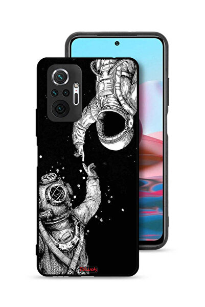 Tolwak غطاء حماية لهاتف شاومي ريدمي نوت 10 برو 4G - رواد فضاء