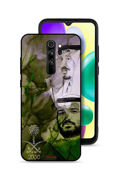 Tolwak غطاء حماية لهاتف شاومي ريدمي نوت 8 برو - ملصق فني للملك سلمان وولي الع...