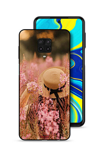 Tolwak غطاء حماية لهاتف شاومي ريدمي نوت 9 برو، قبعة فتاة مزينة بالزهور