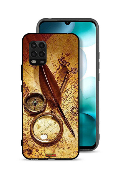 Tolwak غطاء حماية لهاتف شاومي مي 10 لايت 5G ببوصلة عتيقة