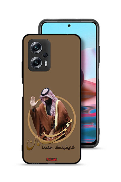 Tolwak غطاء حماية لهاتف شاومي ريدمي نوت 11تي برو 5جي، رسم محمد بن سلمان