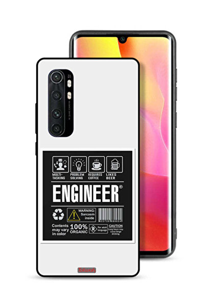 Tolwak غطاء حماية لهاتف شاومي مي نوت 10 لايت - ملصق مهندس