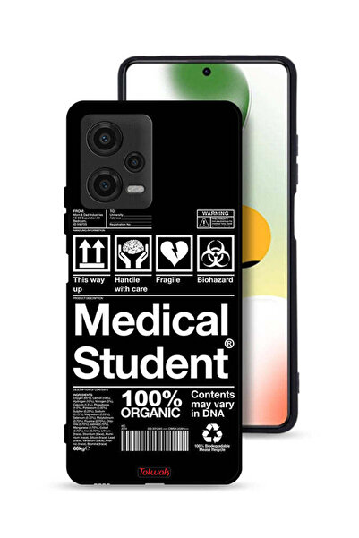 Tolwak جراب حماية Xiaomi Poco X5، ملصق طالب الطب